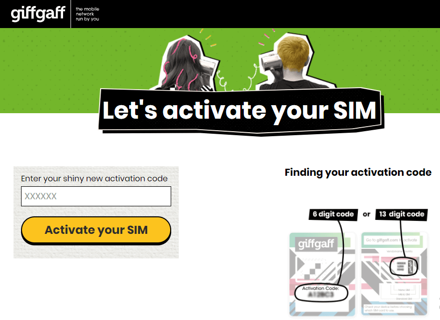 Legal way to Activate Giffgaff SIM in Pakistan