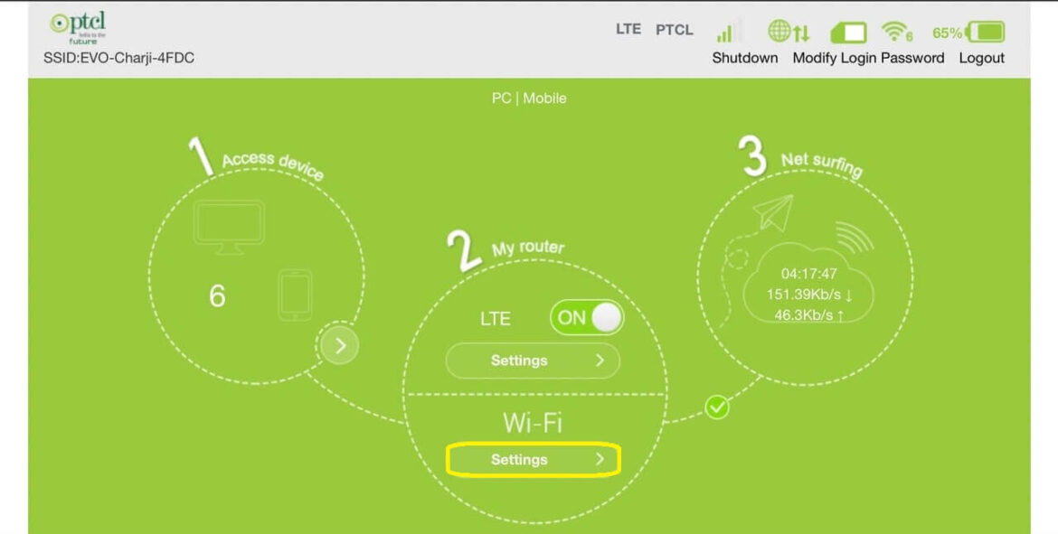 How to Change PTCL WIFI Password in 2023? (100% Working Methods) - TechAger