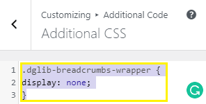 By Adding the additional CSS Code