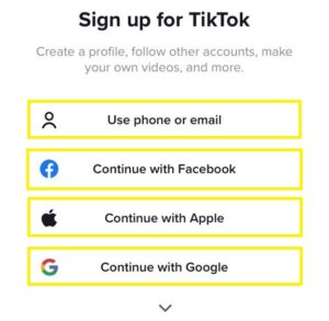 How to Create TikTok Account
