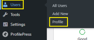 edit and upload profile images