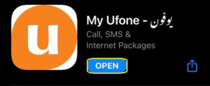 Via an official Ufone app