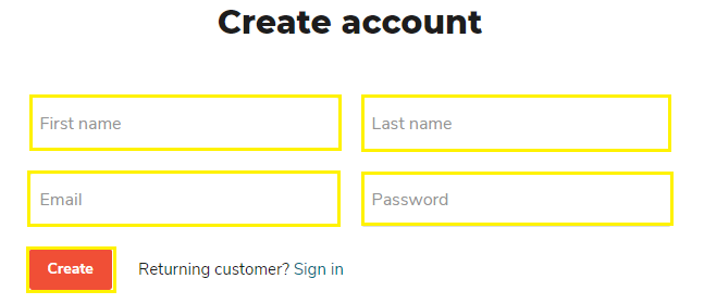 How to create an account on Tilzmart