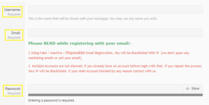 Registering the Tutfix process