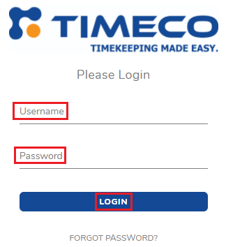 How to get "TIMECO login" access?