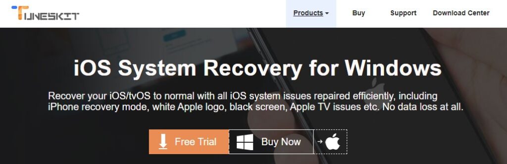 TunesKit iOS System Recovery Mode