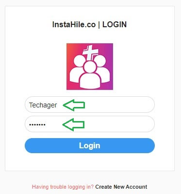 How to Login in InstaHile