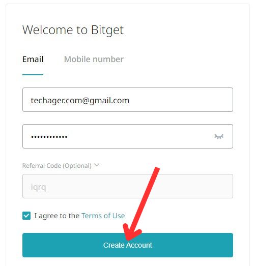 How to Create Bitget Account