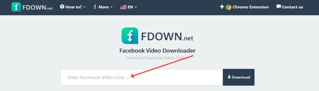 Fdown.net Online Facebook Video Downloader