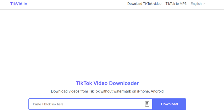 Tikvid TikTok Video Downloader