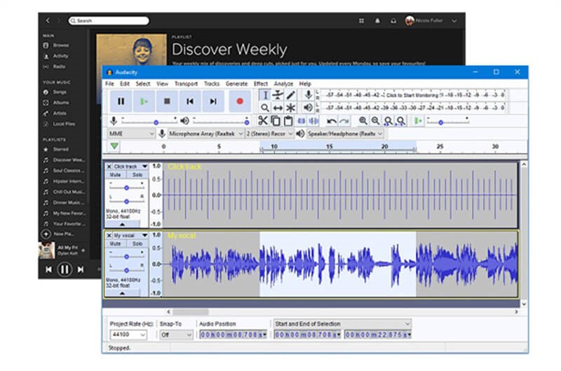 Audacity Audio Recorder (Open Source)